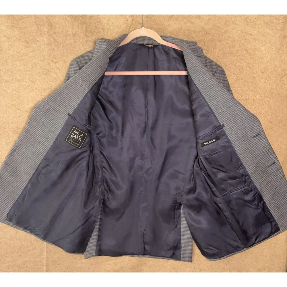 JOS A BANK Wool Sport Coat‎ Blazer Mens 40R (42